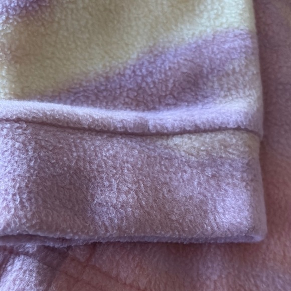 Gently Loved Girls Columbia Vibrant Pink and Yellow Fleece Jacket - Picture 3 of 9